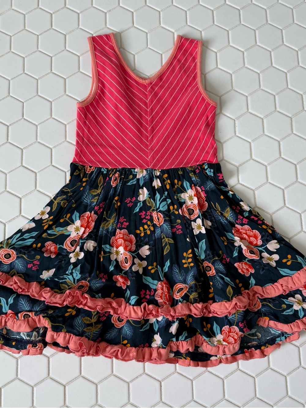 Platinum made to twirl tank dress